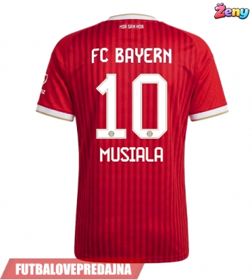 Lacne Ženy Futbalové dres Bayern Munich Jamal Musiala #10 2026-27 Krátky Rukáv - Domáci